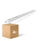Mehrfachpackung 4x Deckenleuchte Reflektor V2 LED T8 | Geeignet für 2x 150cm LED Röhre