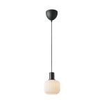 Nordlux Milford Mini Noir Suspension Luminaire Verre Noir | Convient pour 1x E27