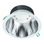 Philips Spot encastrable LED Coreline DN142B Aluminium Blanc 19.2W 2300lm 60D - 830  | Diamètre 200mm - IP20 - UGR<19